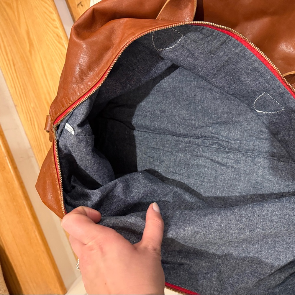 Clare V, Weekender, camel leather - Picture 9 of 16